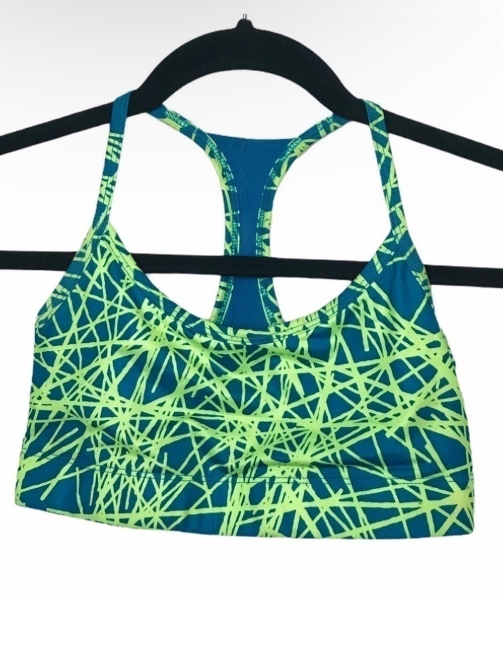 Champion C9 Green Blue Reversible Sports Bra